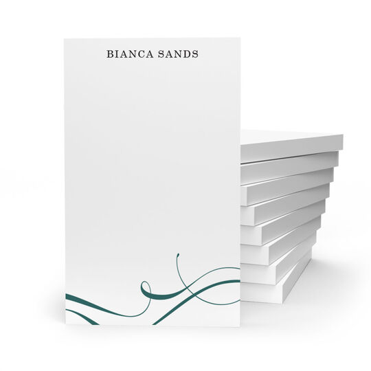 Elegant Flourishes Stack of Small Notepads